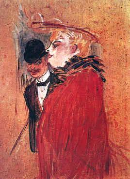  Henri  Toulouse-Lautrec Couple Sweden oil painting art